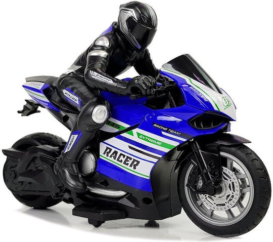 Lean Toys Motorcycle Радиоуправляема Мотоциклет Син