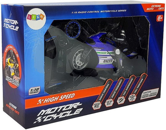 Lean Toys Motorcycle Радиоуправляема Мотоциклет Син
