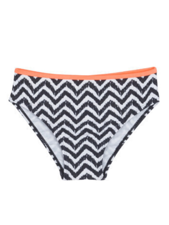 Joyce Kinder Badeanzug Bikini Black, Orange