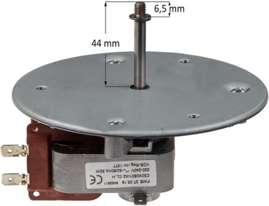 General Purpose Oven Fan Motor Long Shaft
