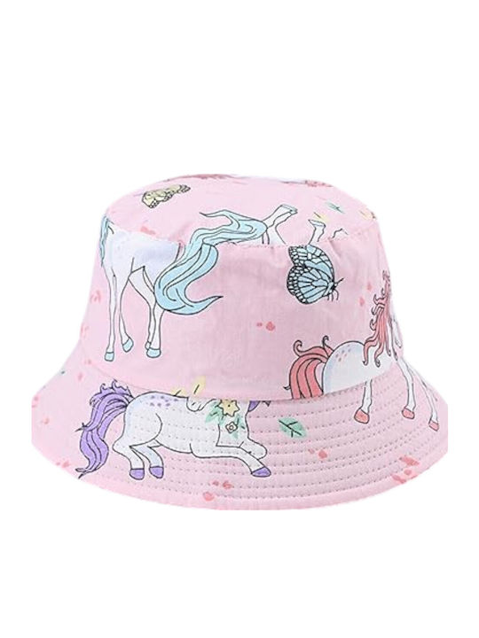 Queen Mother Παιδικό Καπέλο Bucket Αντηλιακό Pink Unicorn Ροζ