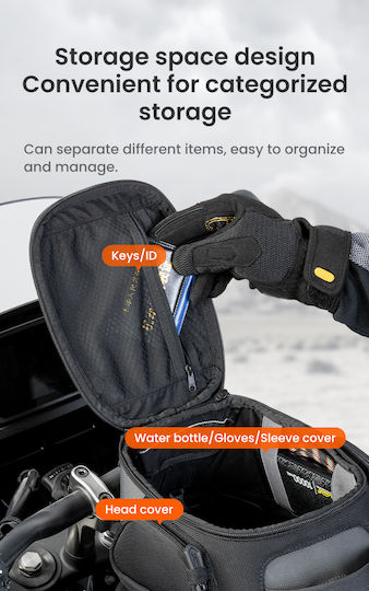 Loboo Tank Bag Μοτοσυκλέτας με Tanklock