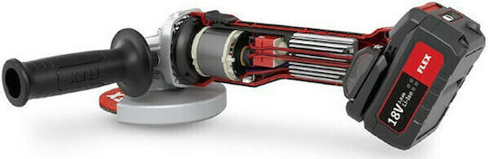 Flex L 125 18.0-EC 5.0 Grinder 125mm Battery Brushless with Speed Control 1x5Ah