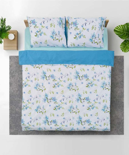 Heinner Set Semi-dublu 4buc 180x200cm Eloise Albastru Heinner Set Semi-dublu 4buc 180x200cm Eloise Albastru