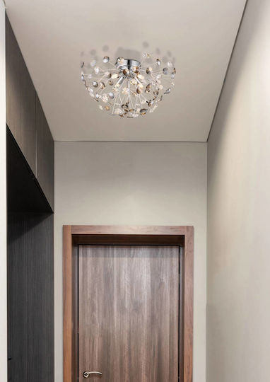 Globo Lighting Luminiță De Tavan Montată Transparentă Cu Bază De Bec G9