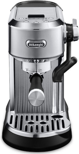 De'Longhi Dedica Maestro Plus Еспресо Кафемашина 1450W Налягане 15bar за Капучино Сребриста EC950.M