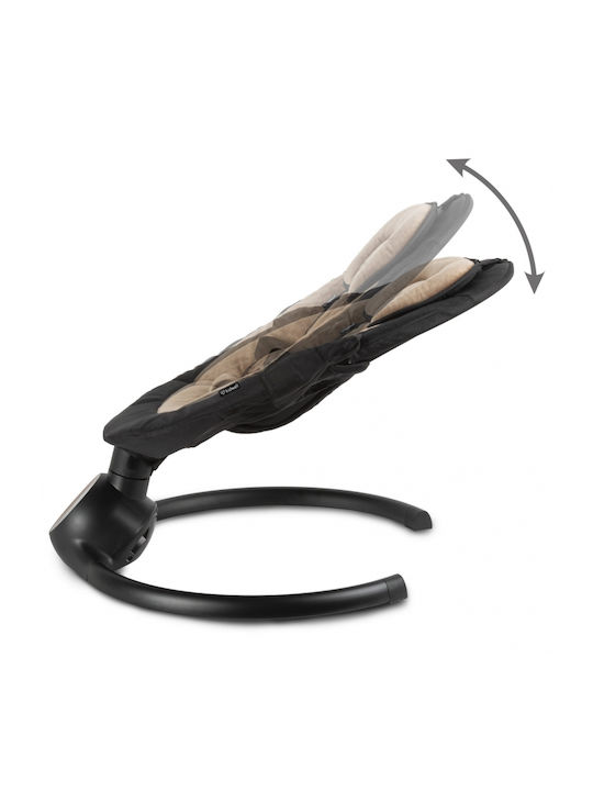 Kidwell Electric Relax pentru Bebeluși Leagăn Reve Black Gold pentru Copil până la 9kg