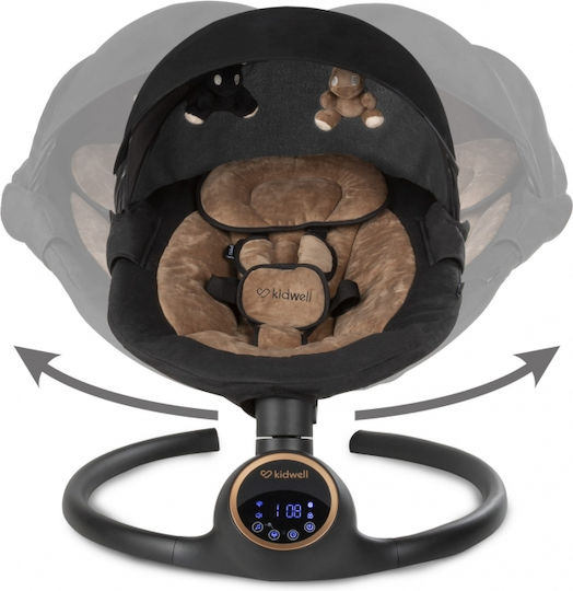 Kidwell Electric Baby Relax Swing Reve Black Gold for Child up to 9kg