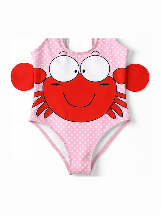 Disney Детски Бански Една част Pink Red