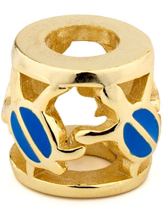 George Art Jewels Charm Aus Vergoldetem Silber
