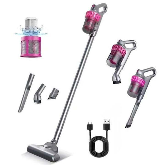 Reîncărcabilă Aspirator 2 în 1 Stick & De Mână Neagră D6T0VY3BM