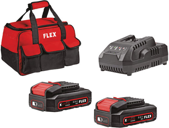 Flex DW 45 18.0-EC Trockenbauschraubendreher Batteriebetrieb Brushless 18V 1x2.5Ah