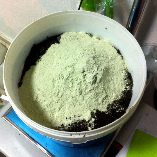 Greek Zeolite Up to 1 Millimeter Powder Ideal for Incorporation in Very Small Scale Crops Light Soil 500 Grams