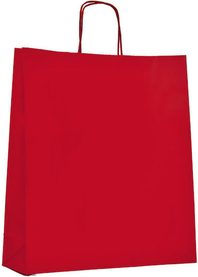 Χάρτινη Σακούλα Κόκκινο Στριφτό Premium 36x12x41 200τεμ