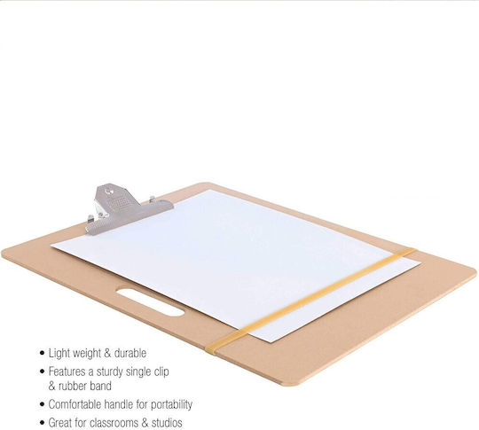 Art & Hobby Freehand Drawing & Sketching Board with Parallel Straight Edge 46x36.5cm