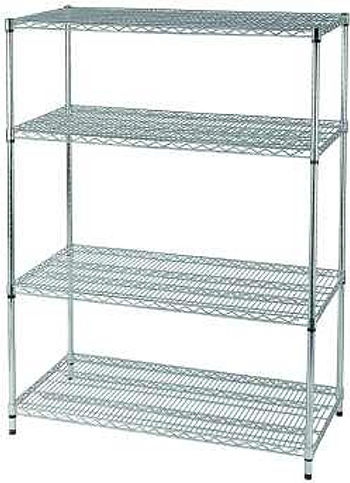 Ράφια Ανοξείδωτα 122x46cm Rντ 1213