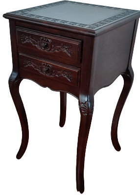 AM 16 Telephone Table M44xP44xH75 Dark Walnut Color