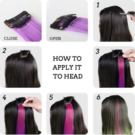Extensie Curly Cu Clip Preț Tuftă Fucsia