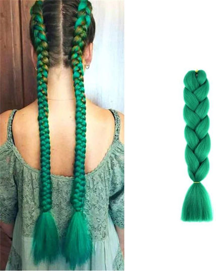 Jumbo Braid Hair Dreadlocks A24 60cm 100gr Green