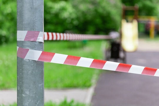 Hazard Marking Tape White Red 60mmx100m