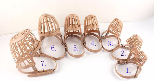 Premium Plastic Dog Muzzle No3