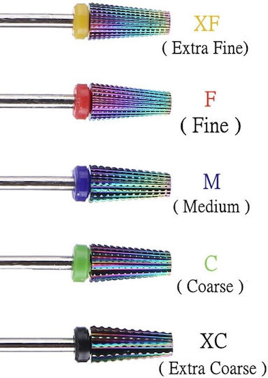 Freza din Carbură 3/32" Extra Fină Xf Galbenă