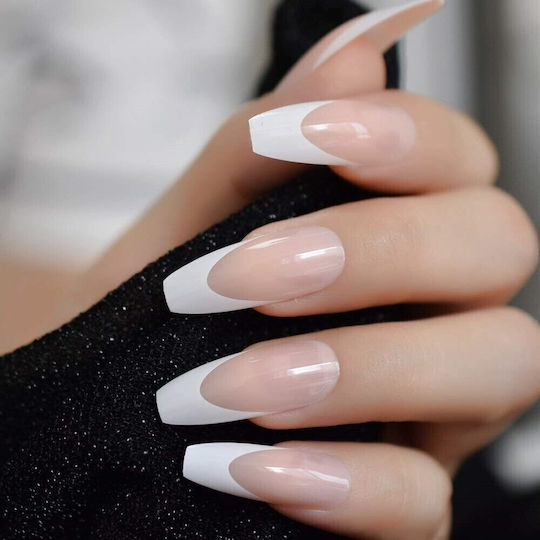 500 Nail Tips Square Transparent 10 Different Sizes Transparent