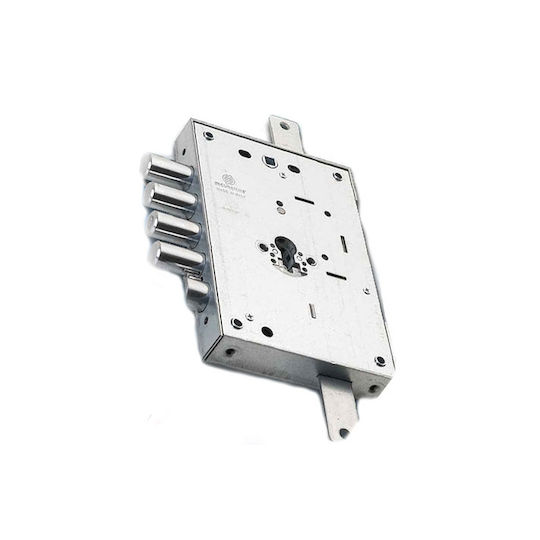 Încuietoare de Securitate Securemme cu Angrenaj + Cilindru Securemme K22 + Protector Securemme Pa_culoare-protector Argintiu