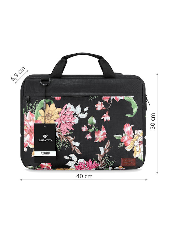 Zagatto Impermeabila Geantă pentru laptop 15.6" în culoarea Negru