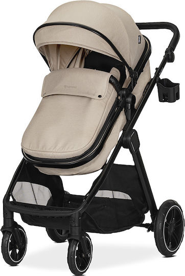 Lorelli Aspen Verstellbar 3 in 1 Baby Kinderwagen Geeignet für Neugeborene Cappuccino