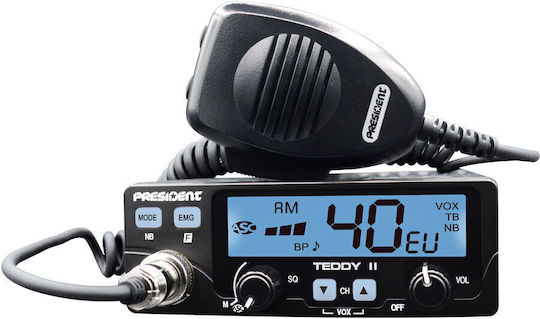 President Teddy II ASC CB Auto Stație Radio Emisie-Recepție Fără Fir 2.5W