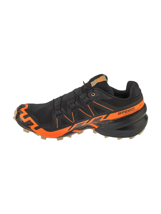 Speedcross 6 Men's Trail Running Sport Shoes Black Waterproof with Gore-Tex Membrane