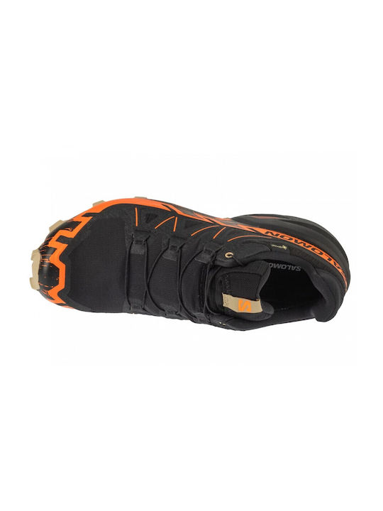Speedcross 6 Men's Trail Running Sport Shoes Black Waterproof with Gore-Tex Membrane