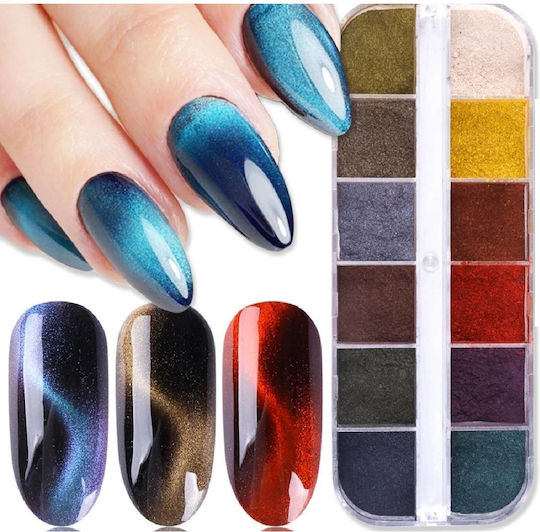 Cat Eye Magnet 02 Nail Powder For Gel Acrylic Gel Acrylic Use