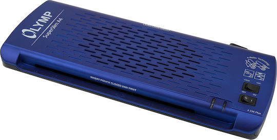 Olympia Laminator A 235 Plus Desktop Blue for A4 125 Microns with Cutter
