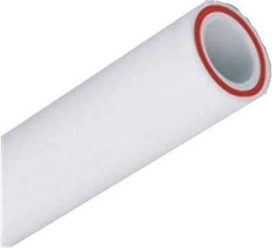 Тръба Gf Glass Ppr Бял Стъклени Влакна Φ20