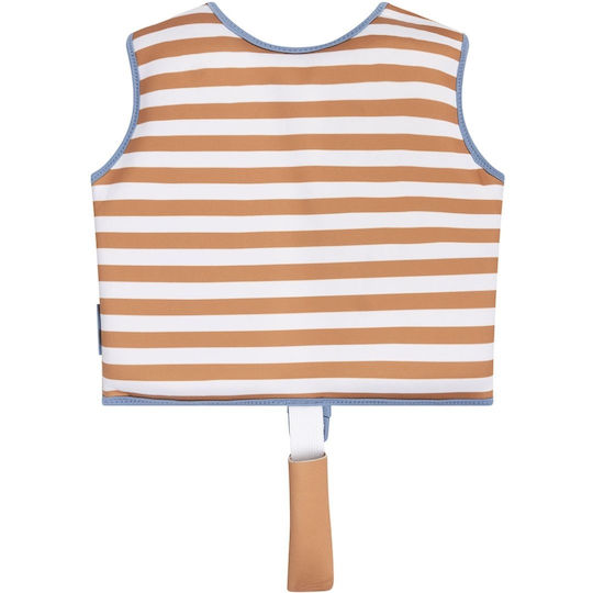 Swim Essentials Σωσίβιο Γιλέκο Κολύμβησης Ιμάντα Ασφαλείας Παιδιά 3-6 Ετών "brown White Striped"