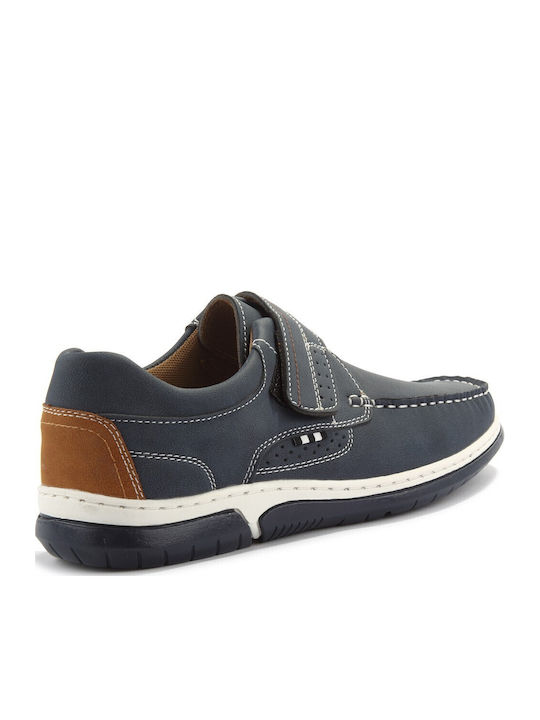 Men's Synthetic Leather Casual Shoes Blue