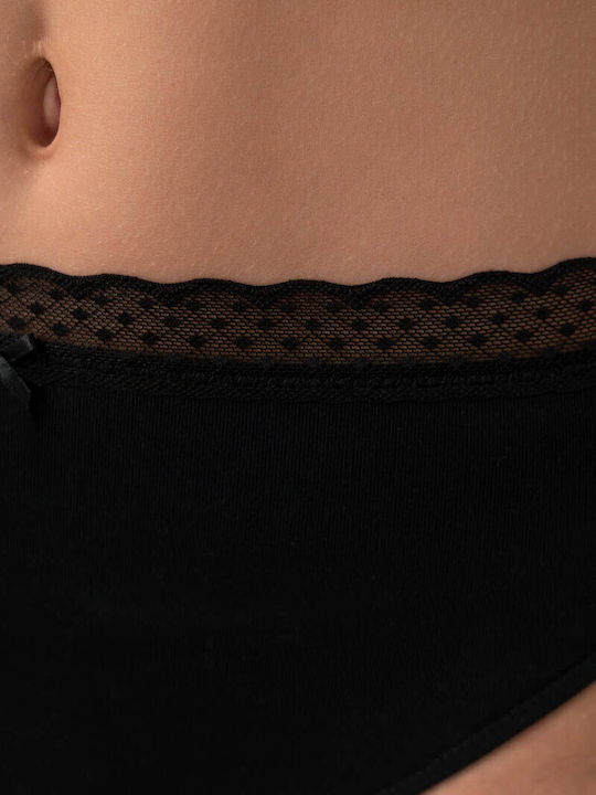 Talie înaltă Femeie Slip Cream