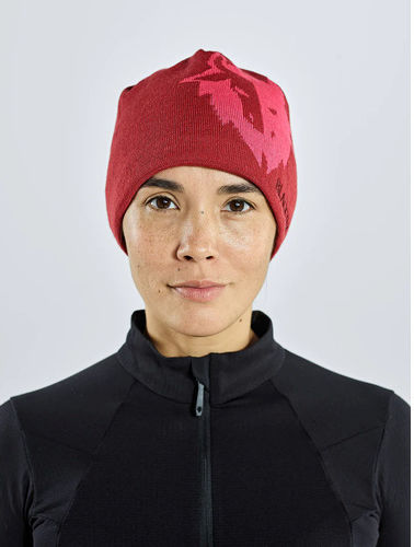 Unisex Fleece Headband Πλεκτό σε Κόκκινο χρώμα