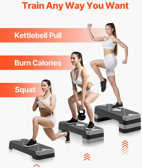 Vevor Aerobic Stepper cu Înălțime Reglabilă