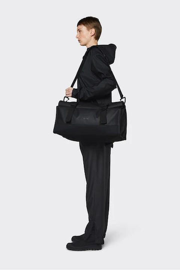 Rains Sack Voyage Black Fabric L49.5xW30xH24cm
