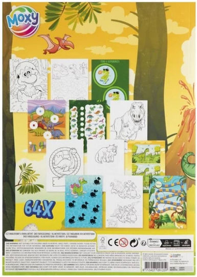 Grafix Dino Set de Colorat Dinozaur 29.7x21cm