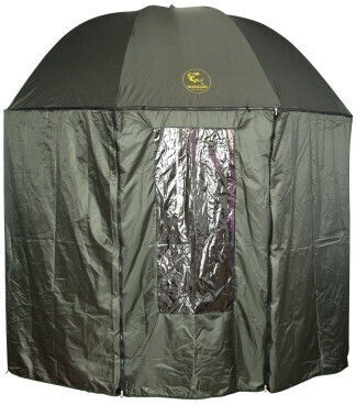 Baracuda Umbrelă Pliabilă de Plajă din Aluminiu cu Diametrul de 2.5m Verde
