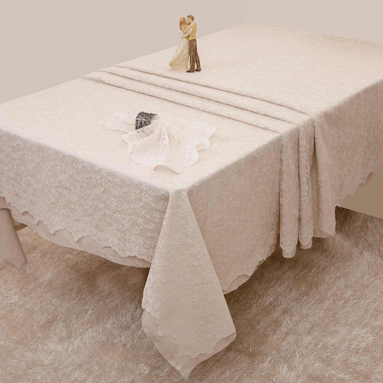 Anna Riska 2331 Platzdeckchen Stoff Ivory 37x50cm 419259 4Stück Anna Riska 2331 Platzdeckchen Stoff Ivory 37x50cm 419259 4Stück