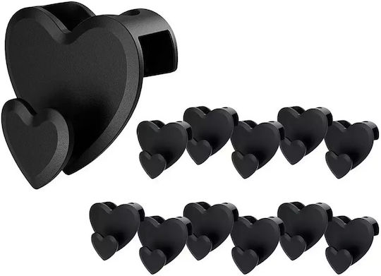 Clothes Hanger Black 27011V 12pcs