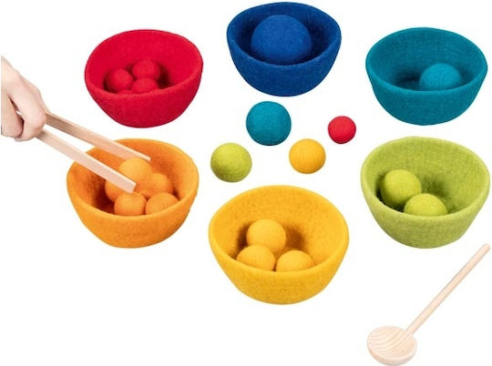 Goki Montessori Educational Game Knowledge made of Wood for 3+ Years Old