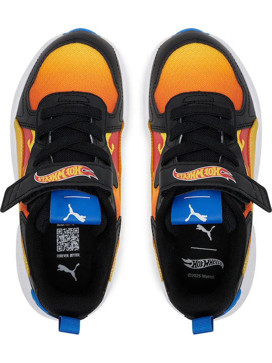 AC+ PS Kids Sneakers with Hoop & Loop Closure Black