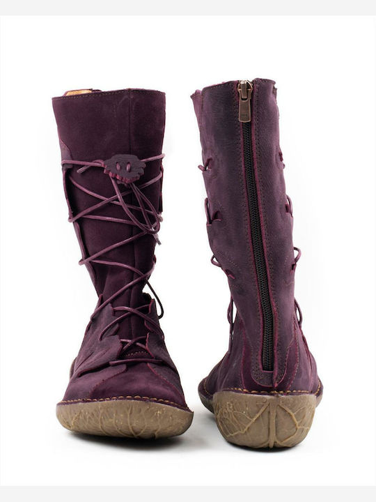 Damenstiefel El Naturalista Borago N5727 Lila Lila