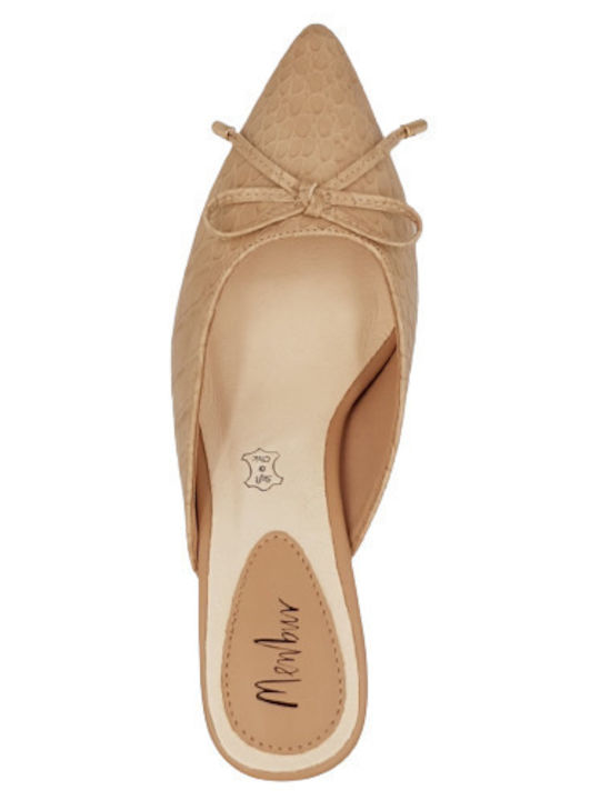 Menbur Pantofi Mules Dama Bej 022840 87 Beige